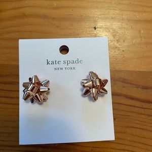Kate Spade Golden Bow Earrings